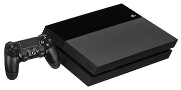 PlayStation 4 კონტროლერით, მერვე თაობის ვიდეო თამაშების კონსოლი