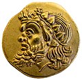 Pantikapaion - 380-303 BC - gold stater - head of Pan - griffin - Berlin MK BM 18200499