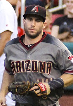 Goldschmidt in the jersey of the Arizona Diamondbacks (2017)