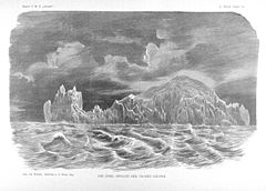 1874 sketch of the island by Dr Ladislaus Weinek