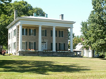 The Perkins Stone Mansion is one of the properties owned by the Summit County Historical Society. Perkins Front slightAngle.jpg