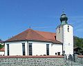 Chor und Turm der katholischen Pfarrkirche St. Vitus