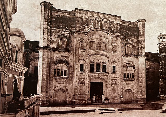 Photo of Jassa Singh Ahluwalia's haveli, circa early 20th century