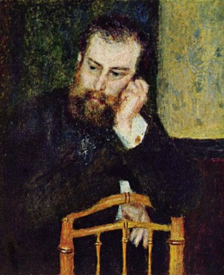 Auguste Renoir, Portrait d'Alfred Sisley, 1876