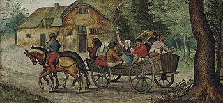 Peasants on the cart