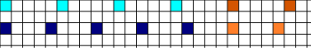 Representation of 4 beats parallel to 5 beats Polyrhythm 4 ll 5.svg