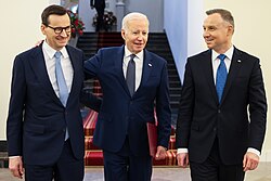 Prime Minister Morawiecki met with US President Joe Biden at the Royal Castle in Warsaw in 2023 (5).jpg