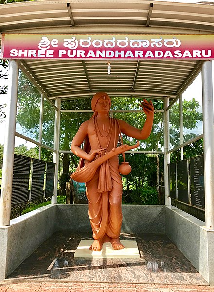 Statue of Purandara Dasa