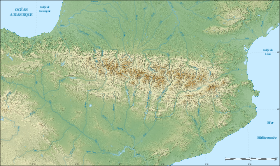 Pyrenees relief map with rivers-fr.svg