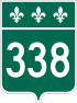 Route 338 Schild