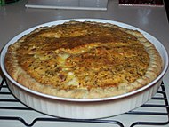 French quiche lorraine