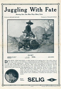 Dépliant de sortie pour Jongler avec le destin, 1913.jpg