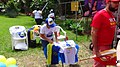 Restauracion Nacional stand in the 2020 Costa Rican municipal election in Tibas.jpg