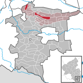 Kaart van Rhodt unter Rietburg