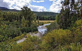 Rio Blanco (Colorado) river in the United States of America