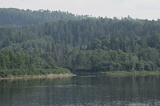 Rivière aux Rats (La Tuque) river in Canada