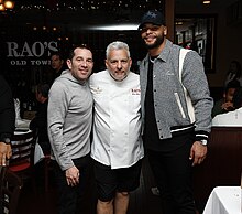 Berkowitz with executive chef Dino Gatto of Rao's and Dak Prescott Ron Berkowitz Attends an Event.jpg