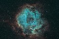 Sii, Ha & Oiii (SHO) Narrowband Rosette Nebula