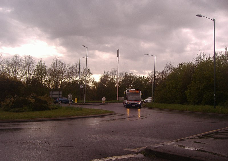File:Roundabout on Stortford Road, Dunmow - geograph.org.uk - 2917003.jpg