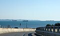 Durrës seaside from the SH2 expressway exit