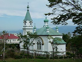 Russian Orthodox church in Hakodate.jpg