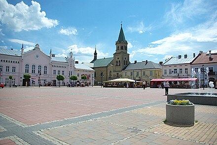 Main Market Square in Sanok