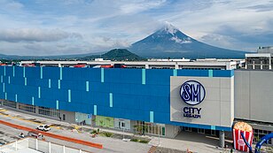 SM City Legazpi with Mayon.jpg