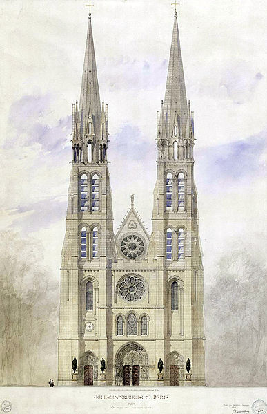 File:Saint-Denis (basilique) Viollet-le-Duc (projet).jpg