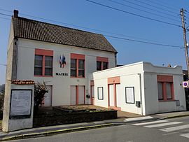 Het gemeentehuis van Saint-Sauveur