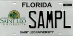 Saint Leo University - Florida sample license plate.png