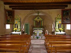 interior de la capilla