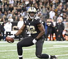 Watson playing for the Saints in 2015. Saints vs Panthers 12.6.15 167.jpg