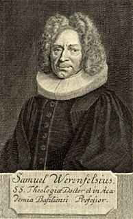 Samuel Werenfels Swiss theologian