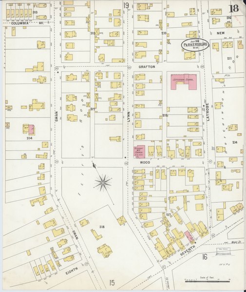 File:Sanborn Fire Insurance Map from Parkersburg, Wood County, West Virginia. LOC sanborn09438 003-18.tif