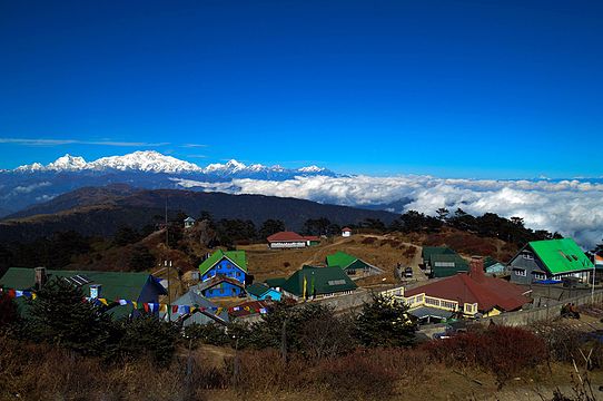 Best point. Дарджилинг Непал. Сандакфу. Sandakphu view.