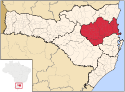 Vale do Itajaí - Localizzazione
