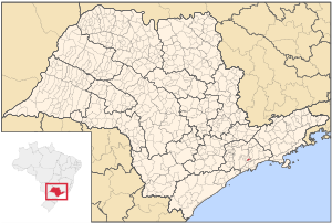 Localização de Rio Grande da Serra em São Paulo