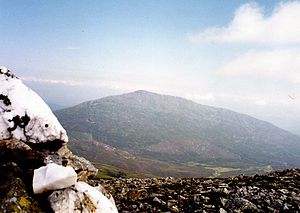 Schiehallion seen the summit of Càrn Mairg.