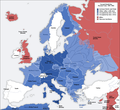 Europe under German and Italian Occupation during WWII.