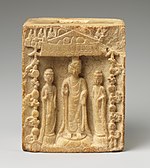Section of a Pagoda-Shaped Stele (Western Wei or Northern Zhou), mid-6th century CE
