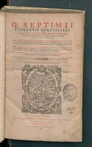 Quintus Septimius Florens Tertullianus