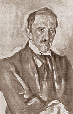 Retrato de Paolo Trubetskoy (V. A. Serov)