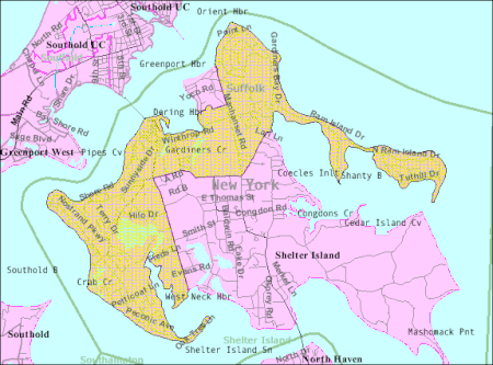 Shelter island heights map