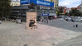 Panorama of Skanderbeg square