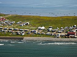 Skyline of Shishmaref