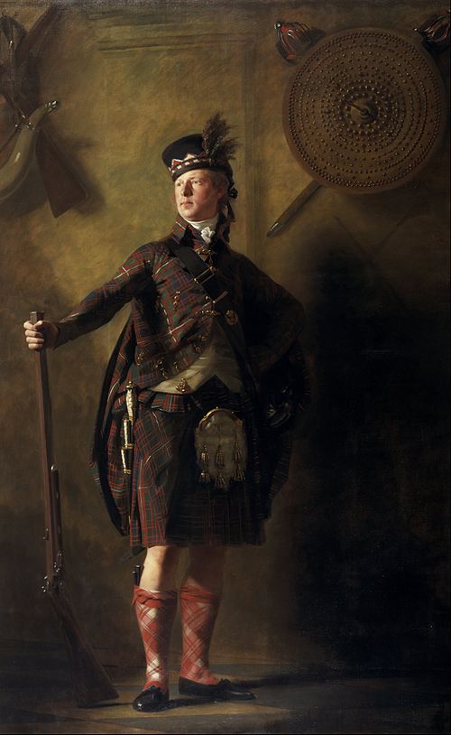 Portrait of Glengarry Colonel Alexander MacDonell of Glengarry in 1812 (by Henry Raeburn).