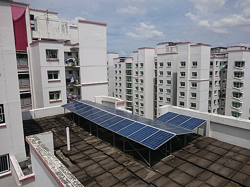 Solar Panels on Punggol HDB flats