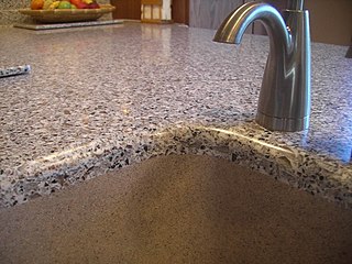 <span class="mw-page-title-main">Solid surface</span> Artificial material used for countertops