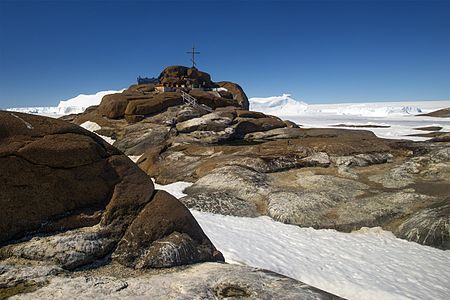 Cemetery on Buromskiy Island, near Mirny Station, Antarctica, by Tsy1980