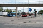 Busstationen vid Spånga station